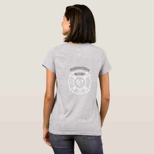 T-shirt Filles pompiers (Dos entier)