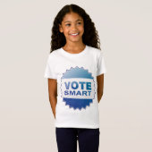 T-shirt filles pour voter intelligemment (Devant entier)