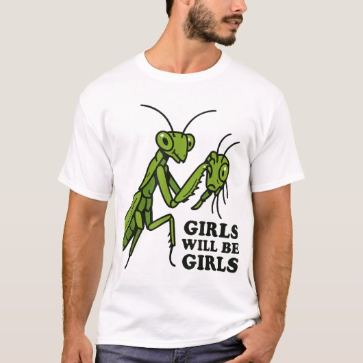 T-shirt Filles priant Mantis (Devant)