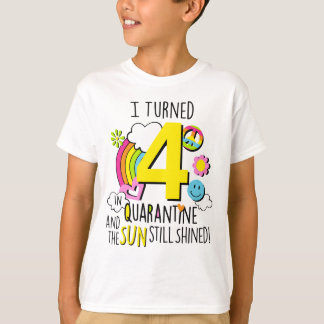 T-shirt Filles Quarantaine Anniversaire Chemise Enfants Qu