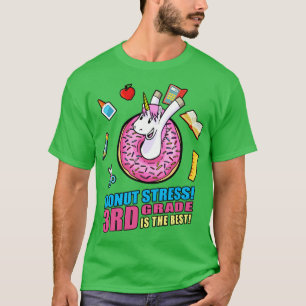 T-shirt Filles Retour à l'école Cadeau magique Unicorne 3e