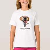 T-shirt Filles Retriever Labrador Funny (Devant)