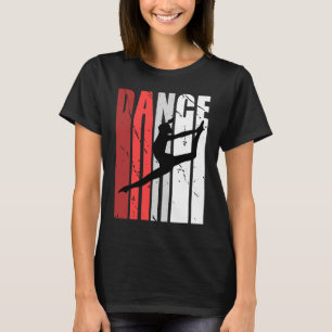 T-shirt Filles Retro Classique Danse Anniversaire Dist Vin