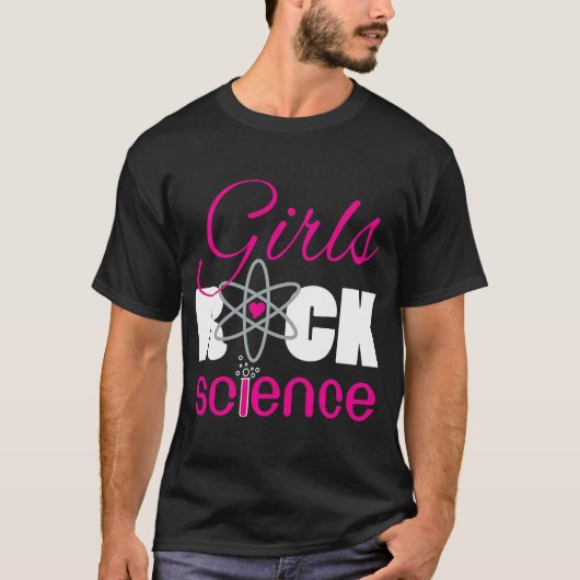 T-shirt Filles Rock Science Fun Scientifique (Devant)