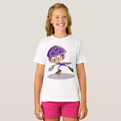 T-shirt filles Rollerblader (Devant entier)