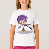 T-shirt filles Rollerblader (Devant)