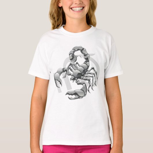 T-shirt filles Scorpion (Devant)