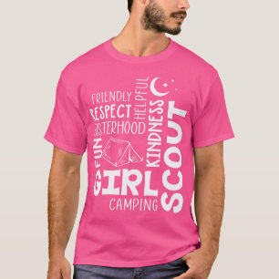 T-shirt Filles Scout Camping Aventure Scout Troop Cookie D