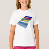 T-shirt Filles serviettes de plage (Devant)