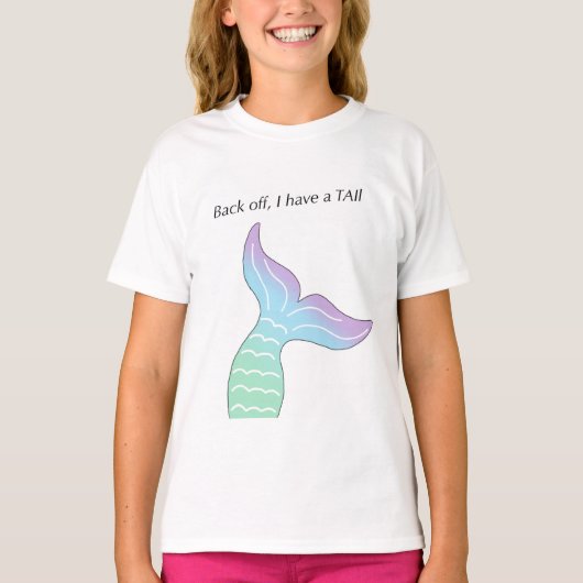 T-shirt Filles Sirène (Devant)