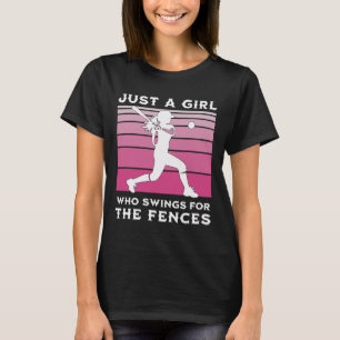 T-shirt Filles Softll Juste Une Fille Qui Se Balance Pour