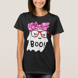T-shirt Filles Toddler Happy Halloween Fantôme Avec Bandan