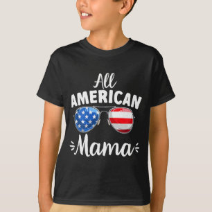 T-shirt Filles Tout à fait Américaine Maman 4 Juillet