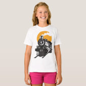 T-Shirt Filles Train à Vapeur (Devant entier)