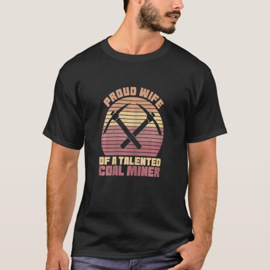 T-shirt Filles Travailleuse De La Mine Driller Le Charbon (Devant)