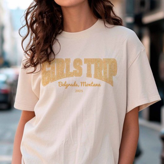 T-shirt FILLES TRIP Sunset Ditzy Floral Matching Group