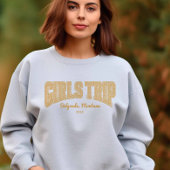 T-shirt FILLES TRIP Sunset Ditzy Floral Matching Group