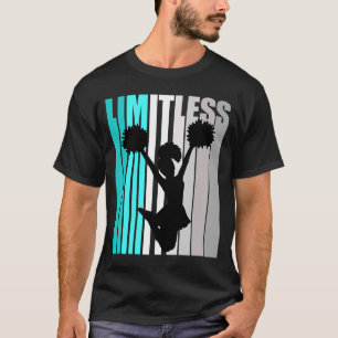 T-shirt Filles Turquoise Cheerleader Limitless Anniversair