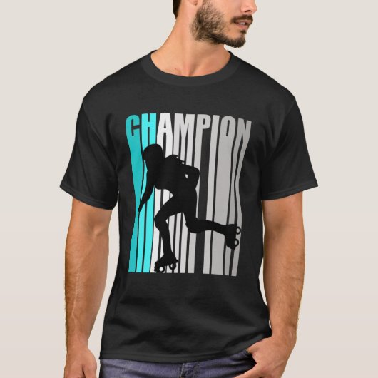 T-shirt Filles Turquoise Roller Champion Roller Ska (Devant)