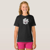T-shirt filles vaches de dessin (Devant entier)