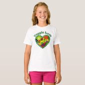 T-shirt Filles Veggie Love Cami (Devant entier)