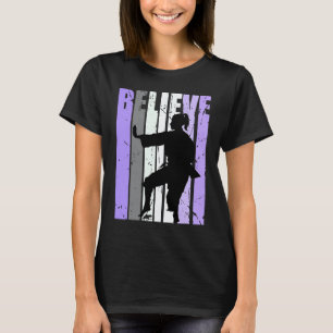 T-shirt Filles Violet Détresse Croire Karaté Fille Blanc