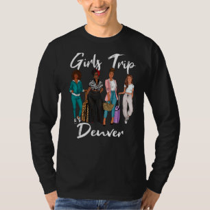 T-shirt Filles Voyage Denver Pour Melanin Afro Black Vacan