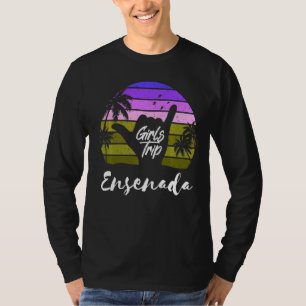 T-shirt Filles Voyage Ensenada Mexique Surf d'été correspo