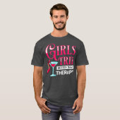 T-shirt Filles Voyage Week-end Las Vegas Vins Lunettes (2) (Devant entier)