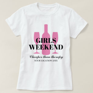 T-shirt Filles week-end à la cueillette vinicole rassemble