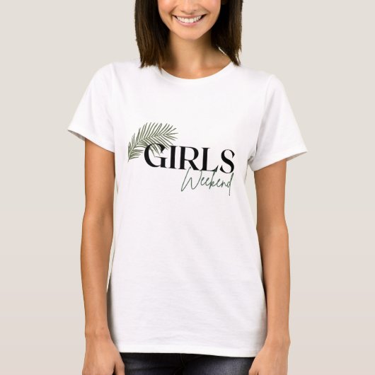 T-shirt Filles Week-end Retro Bachelorette Fête Mariée (Devant)