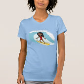T-shirt fillette de surf (Devant)