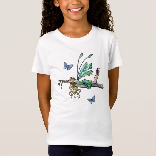 T-shirt Fillettes Papillon Féerique (Devant)