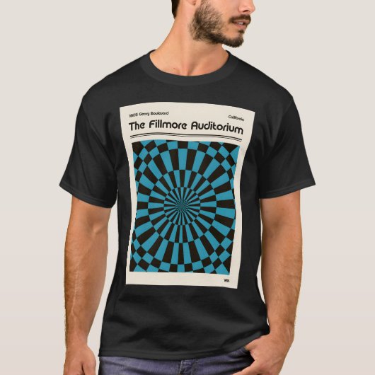 T-shirt Fillmore Auditorium Art rétro (Devant)