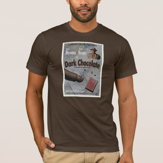 T-shirt Film au chocolat noir (Devant)