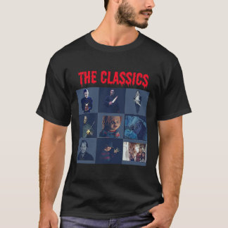 T-shirt Film d'horreur classique Halloween ScaryT-shirt T-
