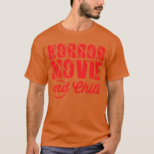 T-shirt Film d'horreur et détente Funny Halloween Amoureux