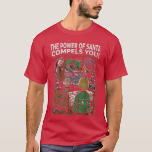 T-shirt Film d'horreur Noël Festif Slasher Canne à sucre