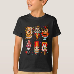 T-shirt Film d'horreur Popsicle d'été Halloween glace crèm