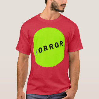 T-shirt Film d'horreur rétro vintage Style autocollant VHS