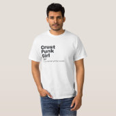 T-shirt Film Girl - Crust Punk (Devant entier)