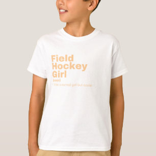 T-shirt Film Girl - Hockey sur gazon