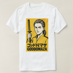 T-SHIRT FILM GODDOMAZA POSTER JAUNE TEL