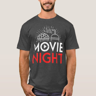 T-shirt Film Lover Popcorn Cinéma Soirée cinéma