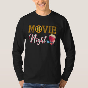 T-shirt Film Night drôle film et vêtements de théâtre pour