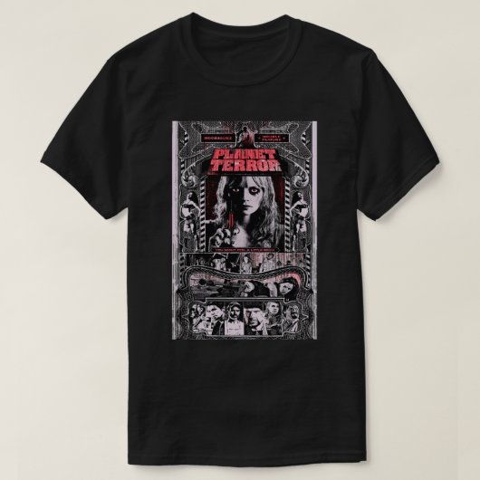 T-SHIRT FILM TERRORISTE PLANÈTE (Design devant)
