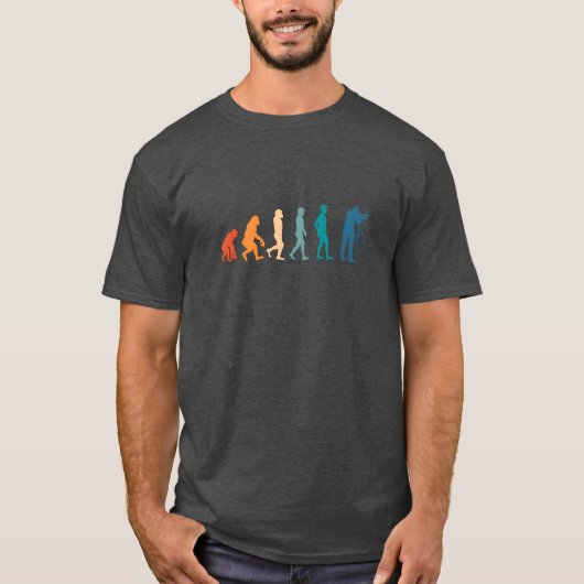 T-shirt Filmaker Evolution Vintage vintage (Devant)