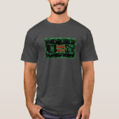 T-shirt Films d'horreur - Cassette Vidéo Neon Green (Devant)
