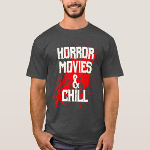 T-shirt Films d'horreur et détente Amateur de films effray