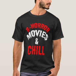 T-shirt Films d'horreur Nuit calme Halloween Épouvantable